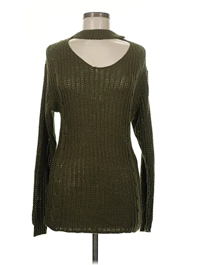 Pre-owned New York Laundry Pullover Sweater In Green