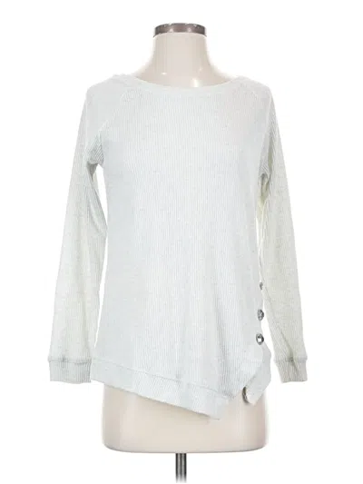 Pre-owned New York Laundry Pullover Sweater In Silver