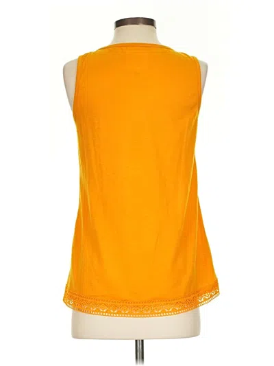 Pre-owned New York Laundry Sleeveless Blouse In Orange