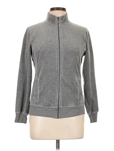 Pre-owned New York Laundry Zip Up Hoodie In Gray