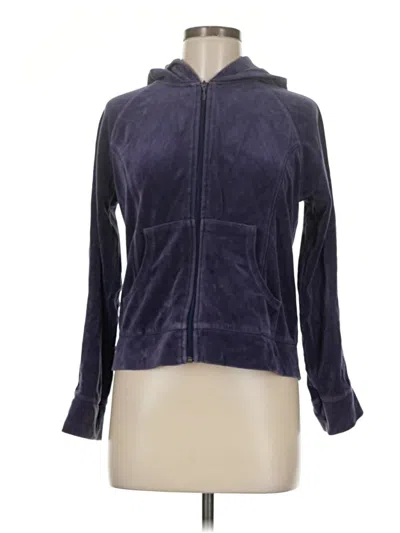 Pre-owned New York Laundry Zip Up Hoodie In Purple