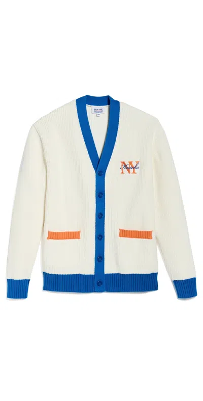 New York Or Nowhere Knicks Rafters Cardigan Off White
