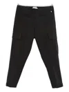 New York Resident Cargo-pockets Straight-leg Trousers In Black