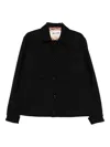New York Resident Collared Overshirt In Black