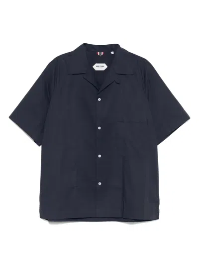 New York Resident Cotton Shirt In Blue