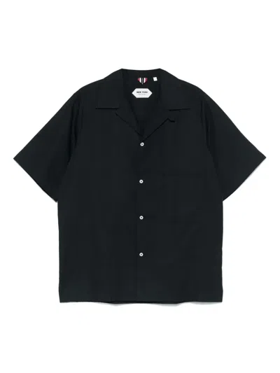 New York Resident Cotton Shirt In Black