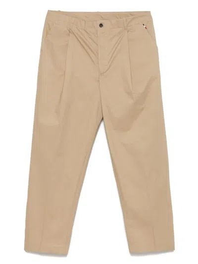 New York Resident Cotton Trousers In Neutral