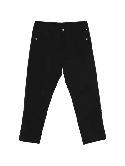New York Resident Lubbock Touch-strap Trousers In Black