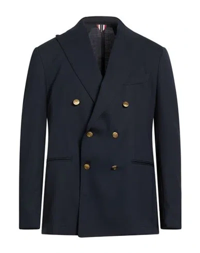 New York Resident Man Blazer Midnight Blue Size 42 Virgin Wool, Elastane