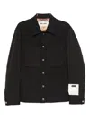 New York Resident Patch-pockets Shirt Jacket In Black