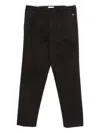 New York Resident Straight-leg Trousers In Black