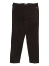 New York Resident Straight-leg Trousers In Brown