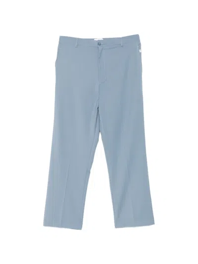 New York Resident Straight-leg Trousers In Blue