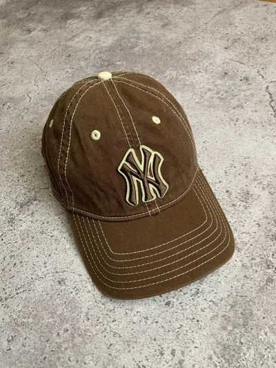 Pre-owned New York Yankees X Vintage New York Yankees Brown Cap Hat
