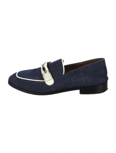Pre-owned Newbark Denim Loafers In Blue