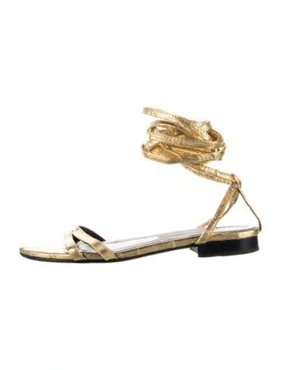 Pre-owned Newbark Leather Sandals
