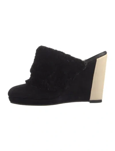Pre-owned Newbark Suede Mules