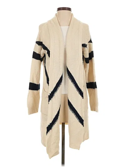 Pre-owned Newbury Kustom Cardigan Sweater In Tan