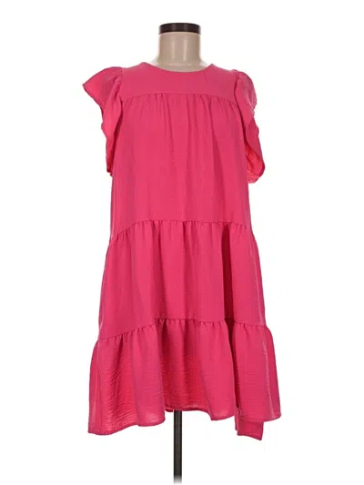 Pre-owned Newbury Kustom Casual Dress In Pink