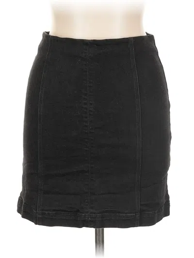 Pre-owned Newbury Kustom Casual Skirt In Black