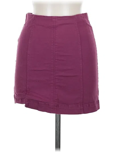 Pre-owned Newbury Kustom Casual Skirt In Purple