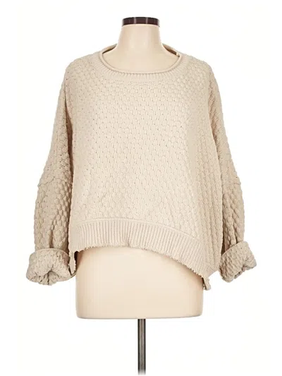 Pre-owned Newbury Kustom Pullover Sweater In Tan
