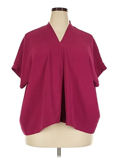 Pre-owned Newbury Kustom Short Sleeve T-shirt In Burgundy