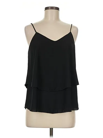 Pre-owned Newbury Kustom Tank Top Black Halter Neckline Tops
