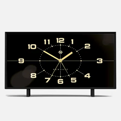 Newgate Wideboy Clock In Black