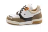 Newlab - White And Brown Appleskin And Beige Microfiber Nl12/j05 White/beige