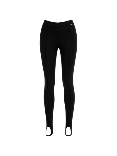 Newland Cortina Button-up Performance Leggings In Black