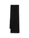 Newland Geometric-pattern Scarf In Black