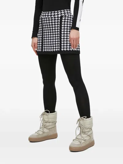 Newland Leda Skirt-detail Skiwear Leggings In Black