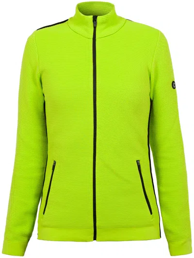 Newland Lime Green Senales Ribbed Technical Ski Jacket