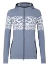 Newland Marianne Zip-up Jacket In Blue
