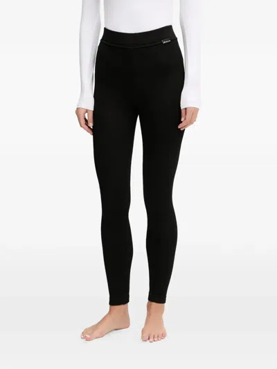 Newland Ribbed Leggings In Black