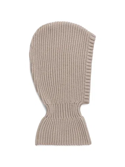 Newland Ribbed-knit Balaclava In Neutral