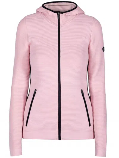 Newland Sestriere Innovative Zipped Hoodie In Pink