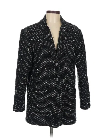 Pre-owned Newport News Blazer Jacket In Black