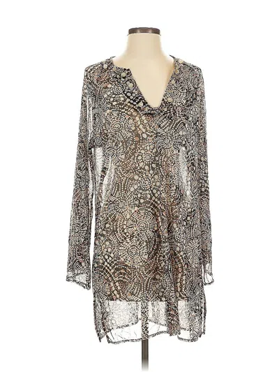 Pre-owned Newport News Casual Dress In Silver