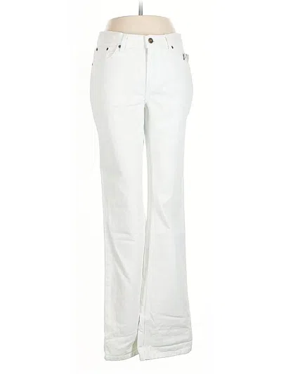 Pre-owned Newport News Dress Pants In White
