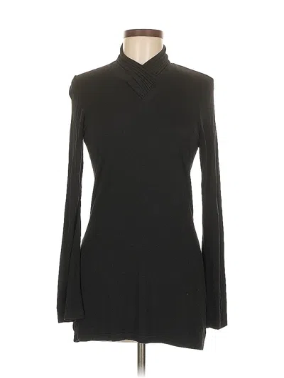 Pre-owned Newport News Long Sleeve Turtleneck In Black