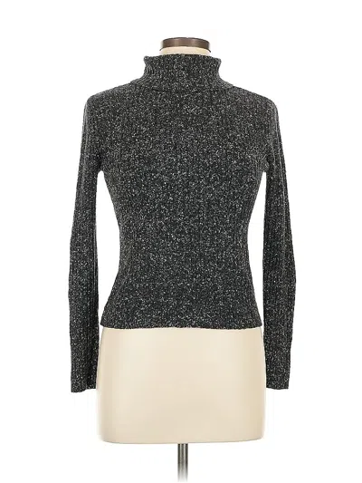 Pre-owned Newport News Turtleneck Sweater In Black