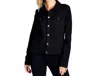 Newself Collection Women's Denim Jean Jacket In Black In Black