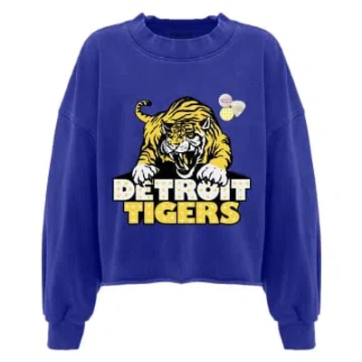 Newtone Blue Porter Tigers Flo Crop Sweatshirt