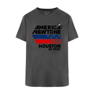 Newtone Pepper Houston Ss24 Trucker T Shirt In Gray