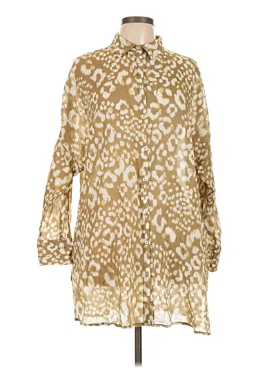 Pre-owned Next 3/4 Sleeve Blouse In Gold