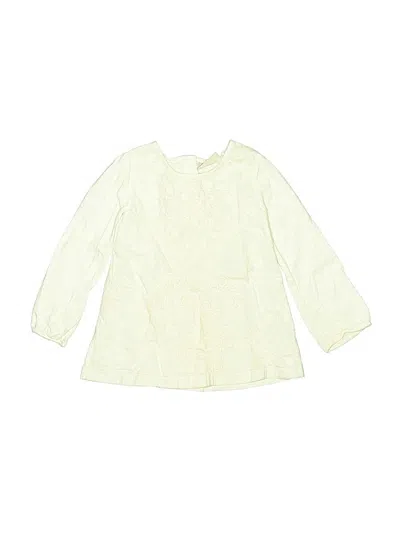 Pre-owned Next Kids' 3/4 Sleeve Blouse In White
