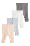 Next 4-pack Rib Leggings In Neutral