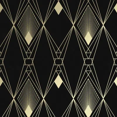 Next Aimey-louise Deco 33' L X 21" W Wallpaper Roll In Black